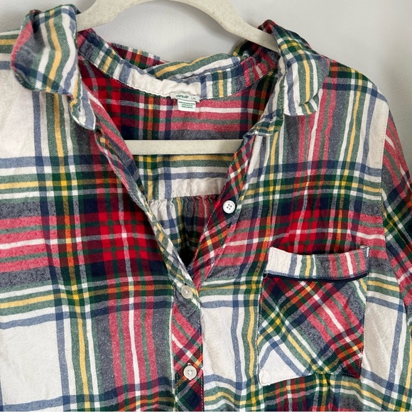 🩷AERIE JOGGER PLAID PAJAMA PANTS FLANNEL LONG SLEEVE CHRISTMAS PAJAMAS STRETCHY - Picture 5 of 14